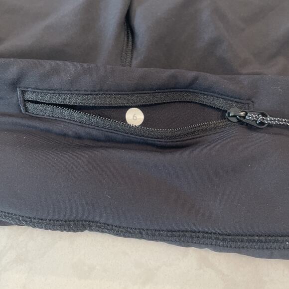 Lululemon Women's Run Times 4" Inseam Shorts Size 6 Black Outdoor Active Running - Picture 7 of 10